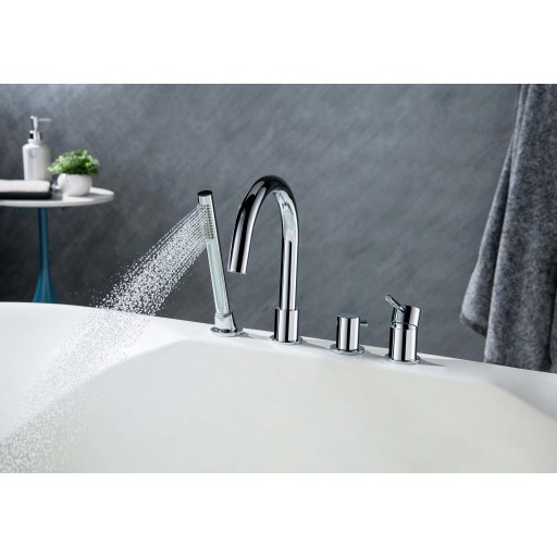 Смеситель на борт ванны AQUATEK Европа AQ1348CR однорычажный хром